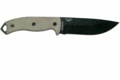 ESEE Model 5 Serrated Black Blade 5S Cuchillo De Supervivencia Con Funda Kydex + Clip De Cinturón -Messen Verkoop 2024 EE ESEE 5S 02 esee knives v202010