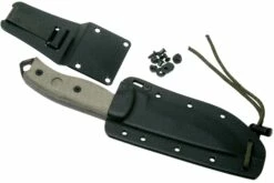 ESEE Model 5 Serrated Black Blade 5S Cuchillo De Supervivencia Con Funda Kydex + Clip De Cinturón -Messen Verkoop 2024 EE ESEE 5S 07 esee knives v202010