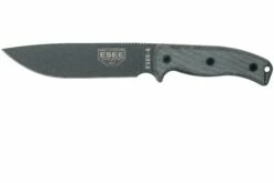 ESEE Model 6 Tactical Gunsmoke, Grey Handle 6P-TG Con Funda Negra + Clip De Cinturón