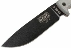 ESEE Model 6 Black Blade, Grey Handle 6P Con Funda Marrón + Clip De Cinturón 9 ESEE Model 6 Black Blade, Grey Handle 6P Con Funda Marrón + Clip De Cinturón -Messen Verkoop 2024 EE ESEE 6P 03 esee knives ee esee 6p 03