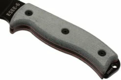 ESEE Model 6 Black Blade, Grey Handle 6P Con Funda Marrón + Clip De Cinturón 10 ESEE Model 6 Black Blade, Grey Handle 6P Con Funda Marrón + Clip De Cinturón -Messen Verkoop 2024 EE ESEE 6P 04 esee knives ee esee 6p 04