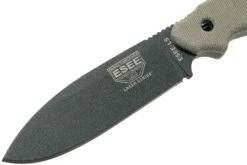 ESEE Laser Strike Tactical Gunsmoke LS-PTG Cuchillo De Supervivencia Con Funda Kydex + Clip De Cinturón -Messen Verkoop 2024 EE ESEE LS PTG 03 esee knives