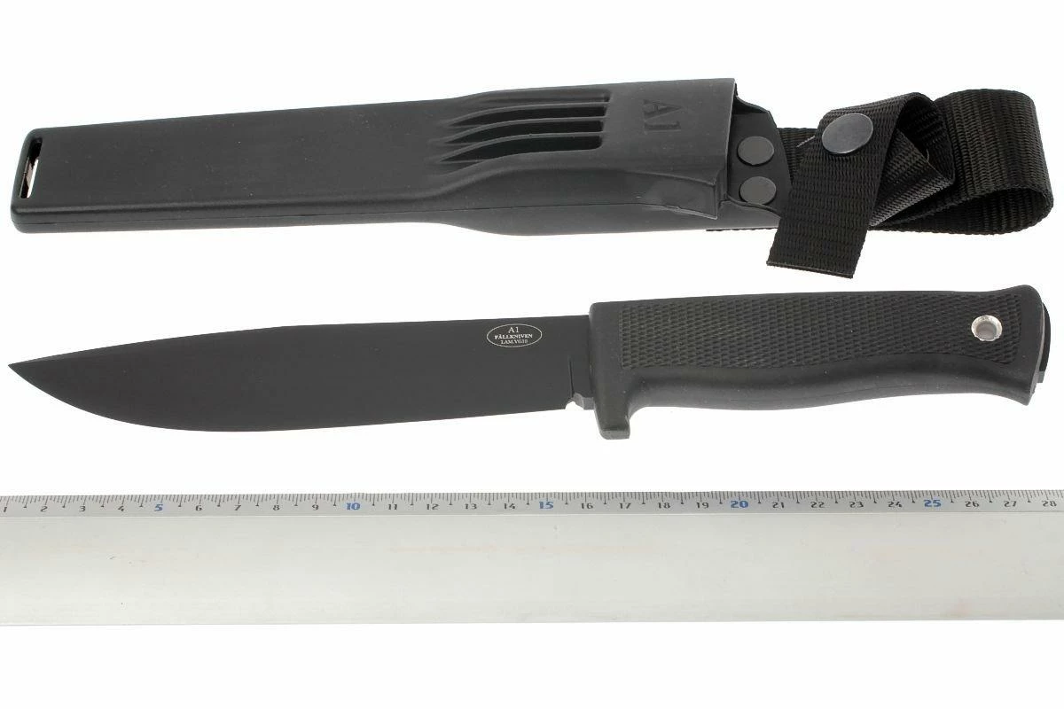 Fallkniven A1, Hoja Negra, Plástico Funda 6 Fallkniven A1, Hoja Negra, Plástico Funda - Imagen 6