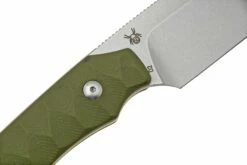 Black Fox Lynx, D2 Stonewash, OD Green G10, BF-756OD Cuchillo Fijo -Messen Verkoop 2024 FOBF 756OD 05 blackfox