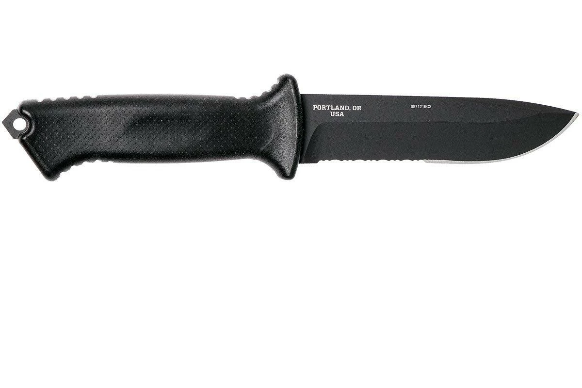 Gerber Prodigy Fixed Blade Black Serrated 22-01121 Cuchillo Fijo 2 Gerber Prodigy Fixed Blade Black Serrated 22-01121 Cuchillo Fijo - Imagen 2
