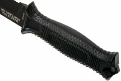 Gerber Strongarm Fixed Blade Black SE 30-001060N Cuchillo Fijo, Parcialmente Dentado -Messen Verkoop 2024 GE30 001060N 04 gerber strongarm ge30 001060n 04