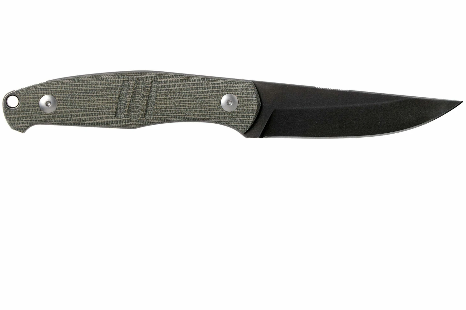 GiantMouse GMF2-P-G Green Canvas Micarta, PVD, Cuchillo Fijo, Ansø En Voxnaes Design 2 GiantMouse GMF2-P-G Green Canvas Micarta, PVD, Cuchillo Fijo, Ansø En Voxnaes Design - Imagen 2