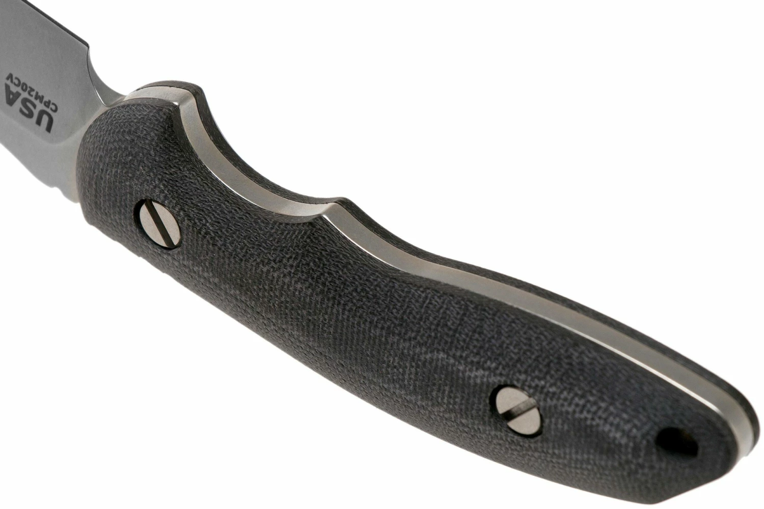 Rick Hinderer The Emmett, CPM 20CV, Black Micarta Cuchillo De Caza 4 Rick Hinderer The Emmett, CPM 20CV, Black Micarta Cuchillo De Caza - Imagen 4