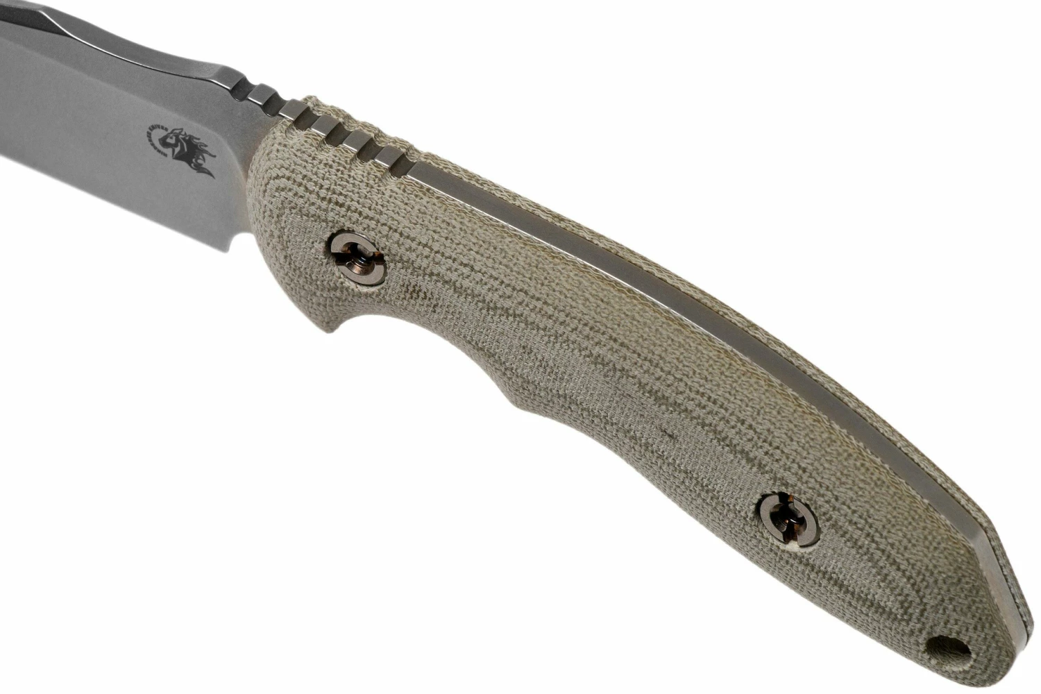 Rick Hinderer The Emmett, CPM 20CV, Green Micarta Cuchillo De Caza 5 Rick Hinderer The Emmett, CPM 20CV, Green Micarta Cuchillo De Caza - Imagen 5