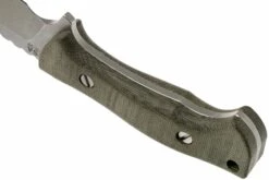 Rick Hinderer Ranch Bowie Green Canvas Micarta, Stonewashed, Cuchillo Bowie -Messen Verkoop 2024 HRK TRB SW GM 04 rick hinderer knives