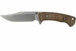 Rick Hinderer Ranch Bowie Natural Canvas Micarta, Stonewashed, Cuchillo Bowie