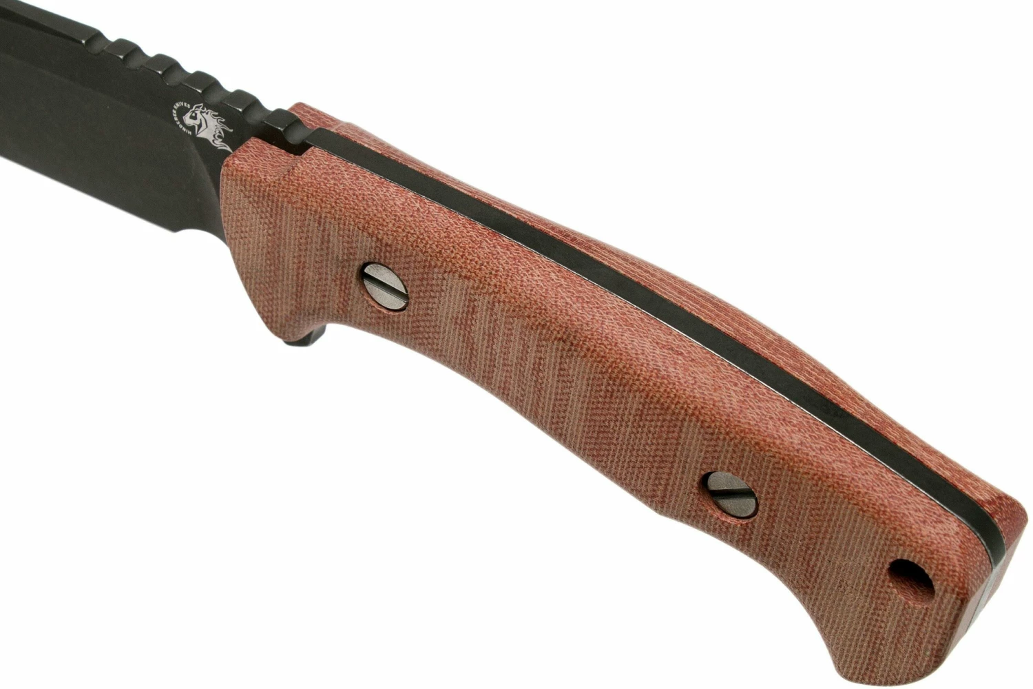 Rick Hinderer Ranch Drop Spanto Battle Black, Red Micarta Cuchillo De Supervivencia 5 Rick Hinderer Ranch Drop Spanto Battle Black, Red Micarta Cuchillo De Supervivencia - Imagen 5