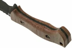 Rick Hinderer Ranch Harpoon Spanto Black DLC Natural Micarta Cuchillo De Supervivencia -Messen Verkoop 2024 HRK TRH SPSWBK NM 04 rick hinderer knives