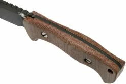 Rick Hinderer Ranch Harpoon Spanto Black DLC Natural Micarta Cuchillo De Supervivencia -Messen Verkoop 2024 HRK TRH SPSWBK NM 05 rick hinderer knives