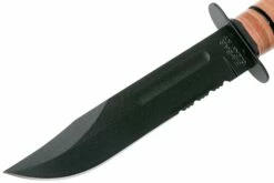 KA-BAR U.S. Army Knife 1219 Cuchillo Fijo, Parcialmente Dentado Con Funda De Cuero 10 KA-BAR U.S. Army Knife 1219 Cuchillo Fijo, Parcialmente Dentado Con Funda De Cuero -Messen Verkoop 2024 KA1219 03 ka bar