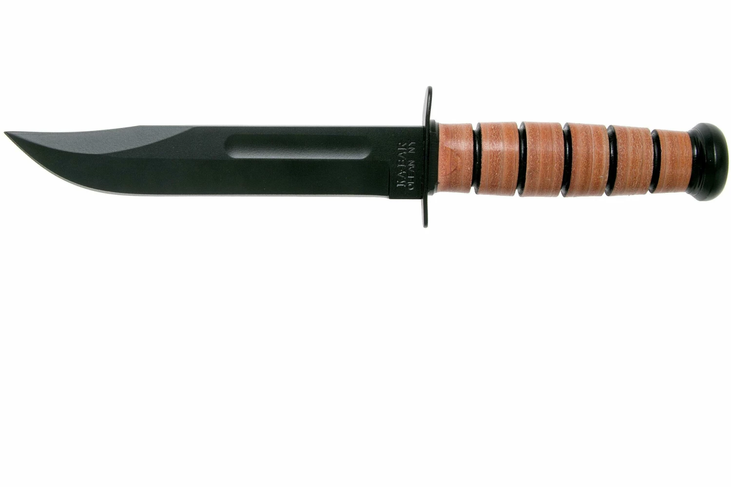 KA-BAR U.S. Army Knife 1220 Cuchillo Fijo, Funda De Cuero 1 KA-BAR U.S. Army Knife 1220 Cuchillo Fijo, Funda De Cuero