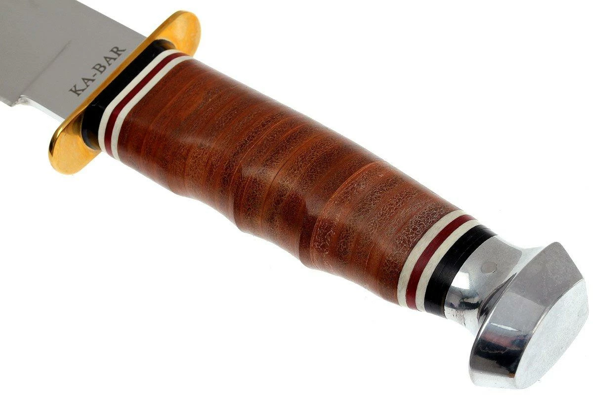 KA-BAR Bowie 1236 De Cuero Mango, Funda De Cuero 3 KA-BAR Bowie 1236 De Cuero Mango, Funda De Cuero - Imagen 3