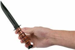 KA-BAR Short 1261 Cuchillo Fijo, Parcialmente Dentado, Funda De Cuero 13 KA-BAR Short 1261 Cuchillo Fijo, Parcialmente Dentado, Funda De Cuero -Messen Verkoop 2024 KA1261 06 ka bar