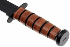 KA-BAR USMC 5017 Borde Liso, Cuero, Funda De Plástico -Messen Verkoop 2024 KA5017 03 ka bar