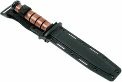 KA-BAR USMC 5017 Borde Liso, Cuero, Funda De Plástico -Messen Verkoop 2024 KA5017 06 ka bar