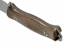 LionSteel M5 CPM 3V, Natural Canvas Micarta, Knivesandtools Exclusive Cuchillo De Supervivencia -Messen Verkoop 2024 LI M5 3V CVN 04 lionsteel kato exclusive