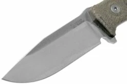 LionSteel M5 Sleipner, Green Canvas Micarta Cuchillo De Supervivencia -Messen Verkoop 2024 LI M5 CVG 03 lionsteel