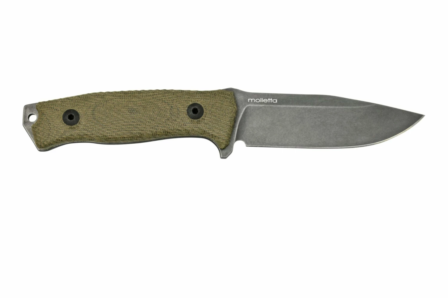 LionSteel M5B Sleipner Black, Green Canvas Micarta Cuchillo De Supervivencia 2 LionSteel M5B Sleipner Black, Green Canvas Micarta Cuchillo De Supervivencia - Imagen 2