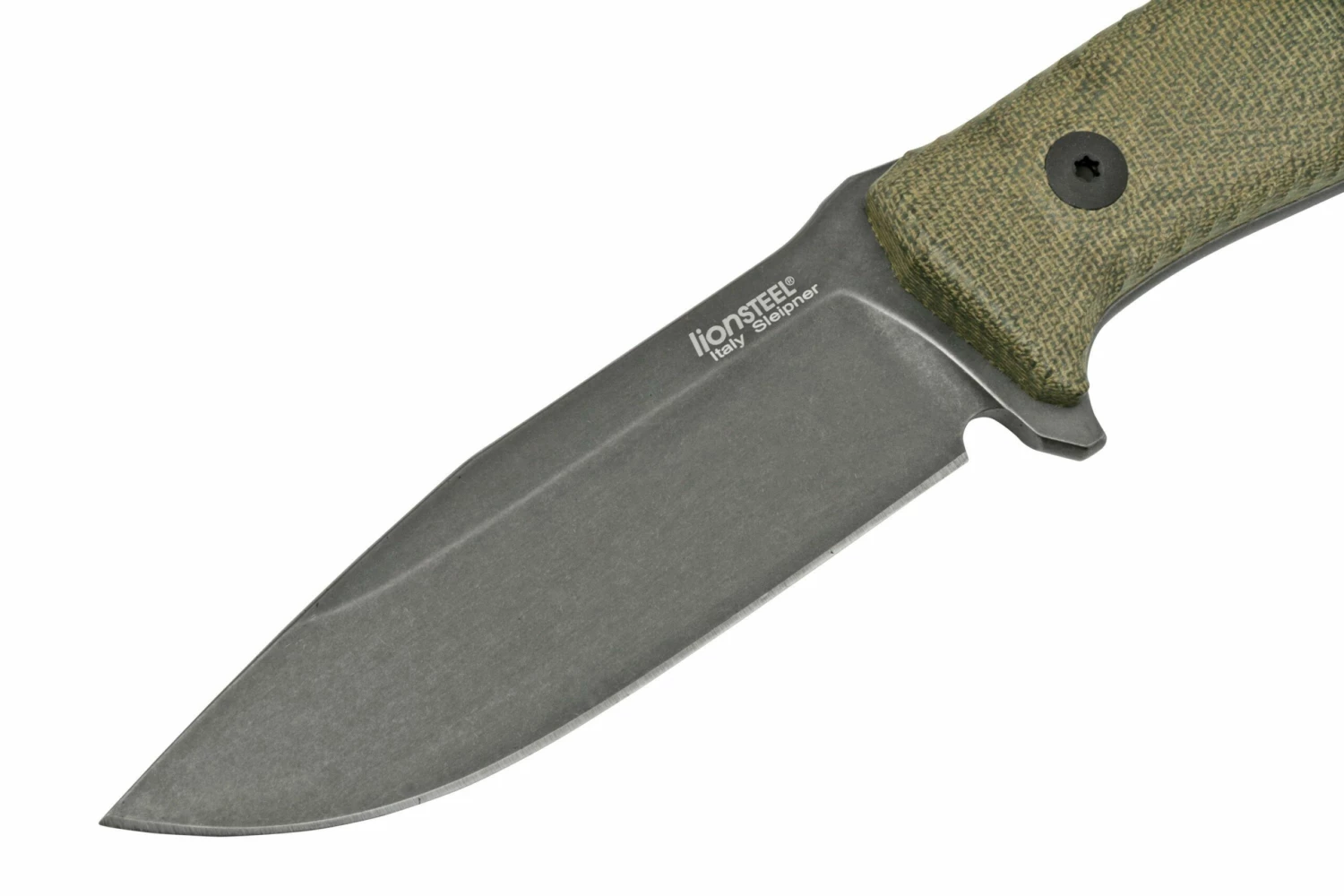 LionSteel M5B Sleipner Black, Green Canvas Micarta Cuchillo De Supervivencia 3 LionSteel M5B Sleipner Black, Green Canvas Micarta Cuchillo De Supervivencia - Imagen 3
