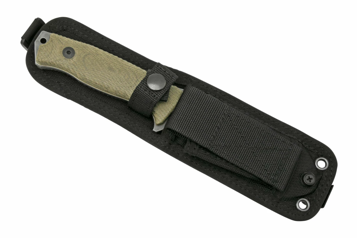 LionSteel M5B Sleipner Black, Green Canvas Micarta Cuchillo De Supervivencia 6 LionSteel M5B Sleipner Black, Green Canvas Micarta Cuchillo De Supervivencia - Imagen 6