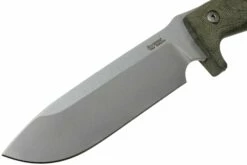 LionSteel M7 CVG Satin, Green Canvas Micarta Cuchillo Fijo, Molletta Design -Messen Verkoop 2024 LI M7 CVG 03 lionsteel