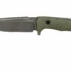LionSteel T5B-CVG Green Canvas Micarta Black Cuchillo Fijo
