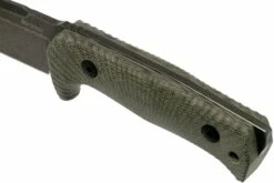 LionSteel T5B-CVG Green Canvas Micarta Black Cuchillo Fijo -Messen Verkoop 2024 LI T5B CVG 05 lionsteel