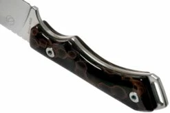 QSP Knife Workaholic QS124-C SK03 Raffir Noble Bronze Moon Cuchillo Fijo -Messen Verkoop 2024 QS124 C 04 qsp