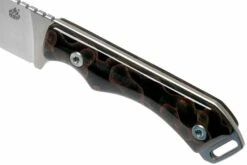 QSP Knife Workaholic QS124-C SK03 Raffir Noble Bronze Moon Cuchillo Fijo -Messen Verkoop 2024 QS124 C 05 qsp