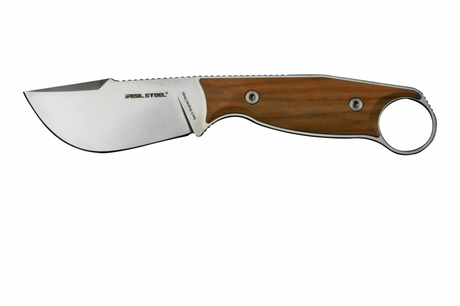 Real Steel Furrier Skinner Olive Wood 3611W Cuchillo Fijo, Diseño Ivan Braginets 1 Real Steel Furrier Skinner Olive Wood 3611W Cuchillo Fijo, Diseño Ivan Braginets