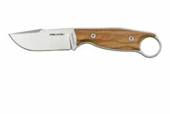 Real Steel Furrier Harpoon Olive Wood 3612W Cuchillo Fijo, Diseño Ivan Braginets