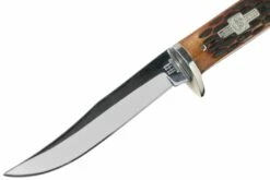 Rough Ryder Small Hunter Amber Bone RR1033 Cuchillo De Caza -Messen Verkoop 2024 RY1033 03 rough ryder