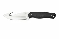 Schrade Exertion Gut Hook Knife 1159308, Cuchillo Fijo Negro