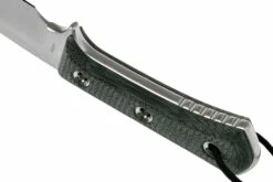 TRC Knives Apocalypse, Elmax, Black Canvas Micarta, Cuchillo De Supervivencia -Messen Verkoop 2024 TI AP MICBK 04 trc knives