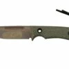 TRC Knives K-1S, Elmax Apocalypse Finish, Green Canvas Micarta, Cuchillo Fijo