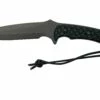 Spartan Blades Ares SB1BKBKKYBK Black/Black/Black Sheath Cuchillo De Supervivencia