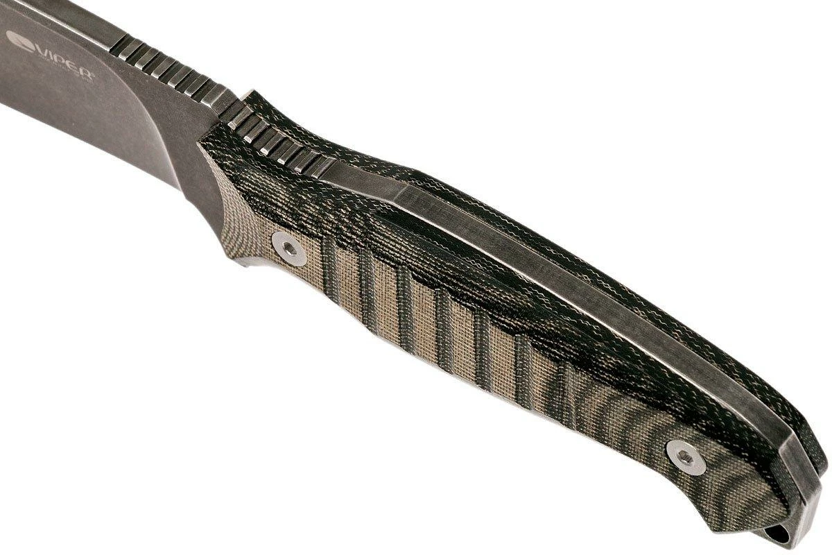 Viper Golia Evolution 4003ECB D2, Black Micarta, Cuchillo Fijo 6 Viper Golia Evolution 4003ECB D2, Black Micarta, Cuchillo Fijo - Imagen 6