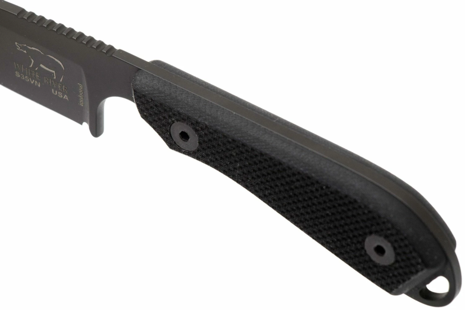 White River Knives M1 Backpacker Pro Black G10, Black Ionbond Cuchillo Fijo, Funda Kydex 5 White River Knives M1 Backpacker Pro Black G10, Black Ionbond Cuchillo Fijo, Funda Kydex - Imagen 5