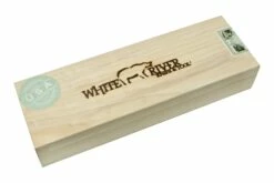 White River Camp Cleaver WRCC55-BNA Natural Burlap Micarta, Cuchillo De Camping -Messen Verkoop 2024 WRCC55 BNA 09 whiteriver
