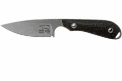 White River Knives M1 Black Burlap Micarta Cuchillo Fijo, Kydex Sheath