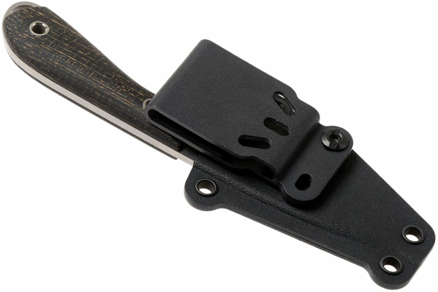 White River Knives M1 Black Burlap Micarta Cuchillo Fijo, Kydex Sheath 7 White River Knives M1 Black Burlap Micarta Cuchillo Fijo, Kydex Sheath - Imagen 7