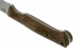 White River Knives Hunter Natural Burlap Micarta Cuchillo De Caza, Owen Baker Jr. Design -Messen Verkoop 2024 WRHNT BNA 04 white river knives