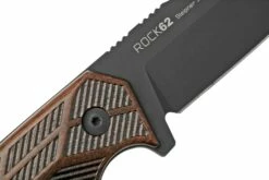 WOOX Rock 62 BUKNF00102 Walnut Engraved, Cuchillo Fijo -Messen Verkoop 2024 WXBUKNF00102 05 woox